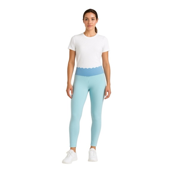 EleVen by Venus Williams Pretty Power Legging – Size M or L – Ice Blue – NWT - Picture 1 of 11